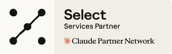 Claude Partner Network Select Services Partner badge — Agmo, Claude Select Partner in Malaysia
